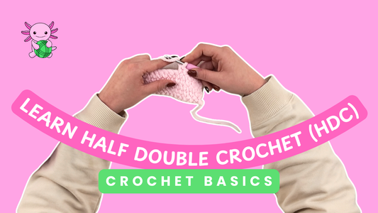 How to Half Double Crochet (hdc)