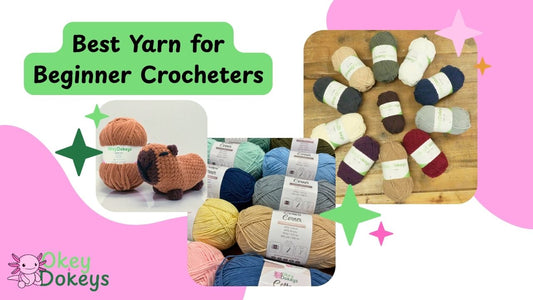 Best yarn for beginner crocheters featuring chenille yarn and cotton blend yarn for easy crochet projects