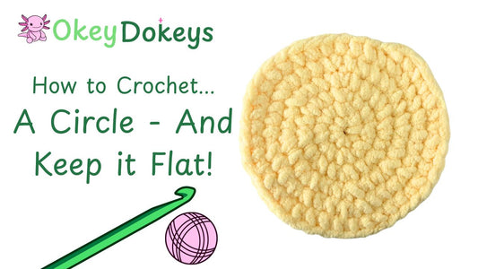 how to crochet a circle and what to do to make it flat