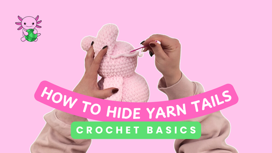 How to Hide Yarn Ends in Crochet