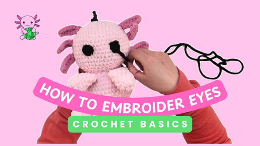 How to Embroider Eyes on Amigurumi