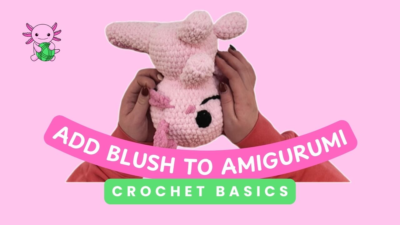 How to Embroider Blush on Amigurumi