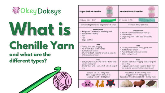 What Is Chenille Yarn? Why it's great for crocheting.