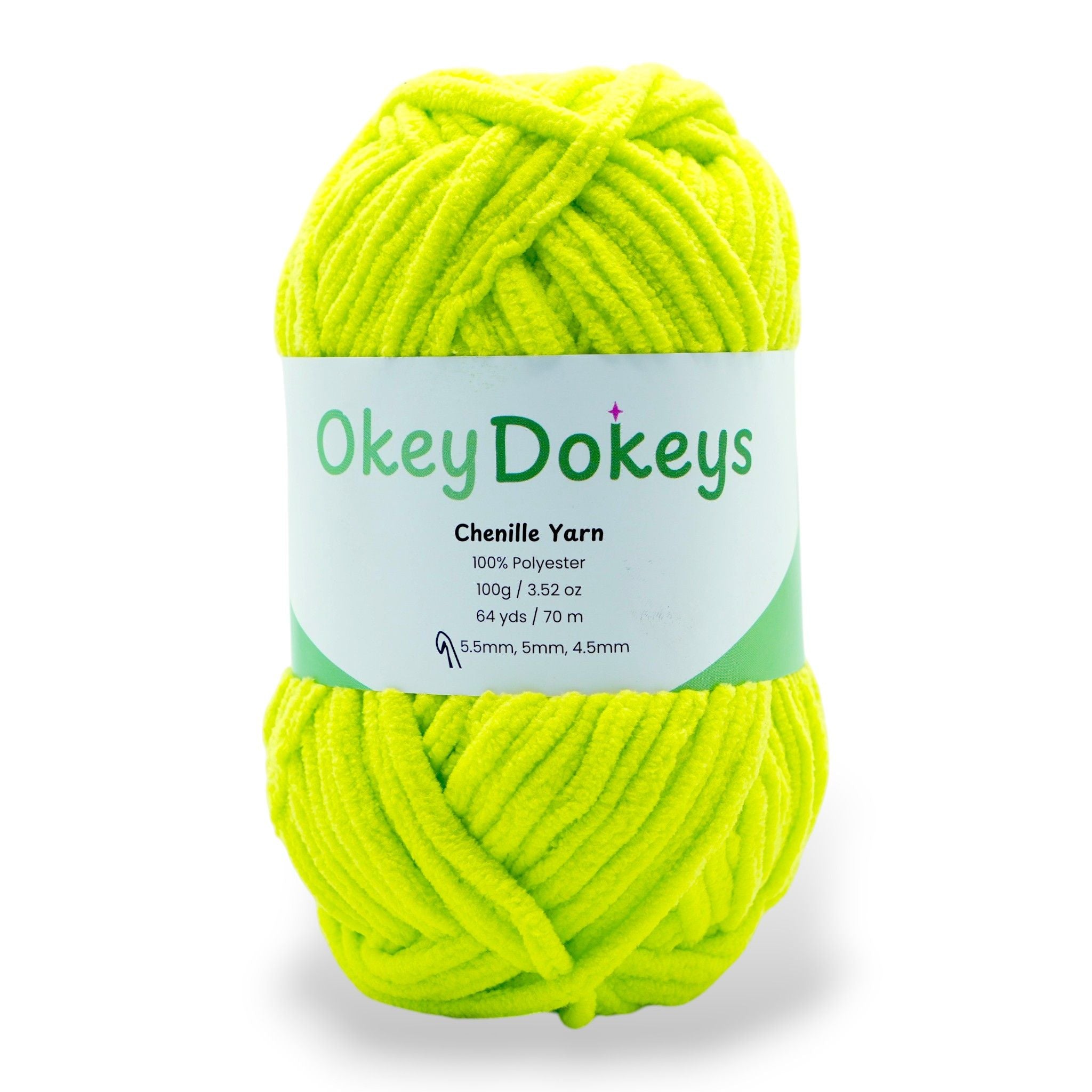 Chenille Yarn -  #6 Super Bulky - 100g Skeins