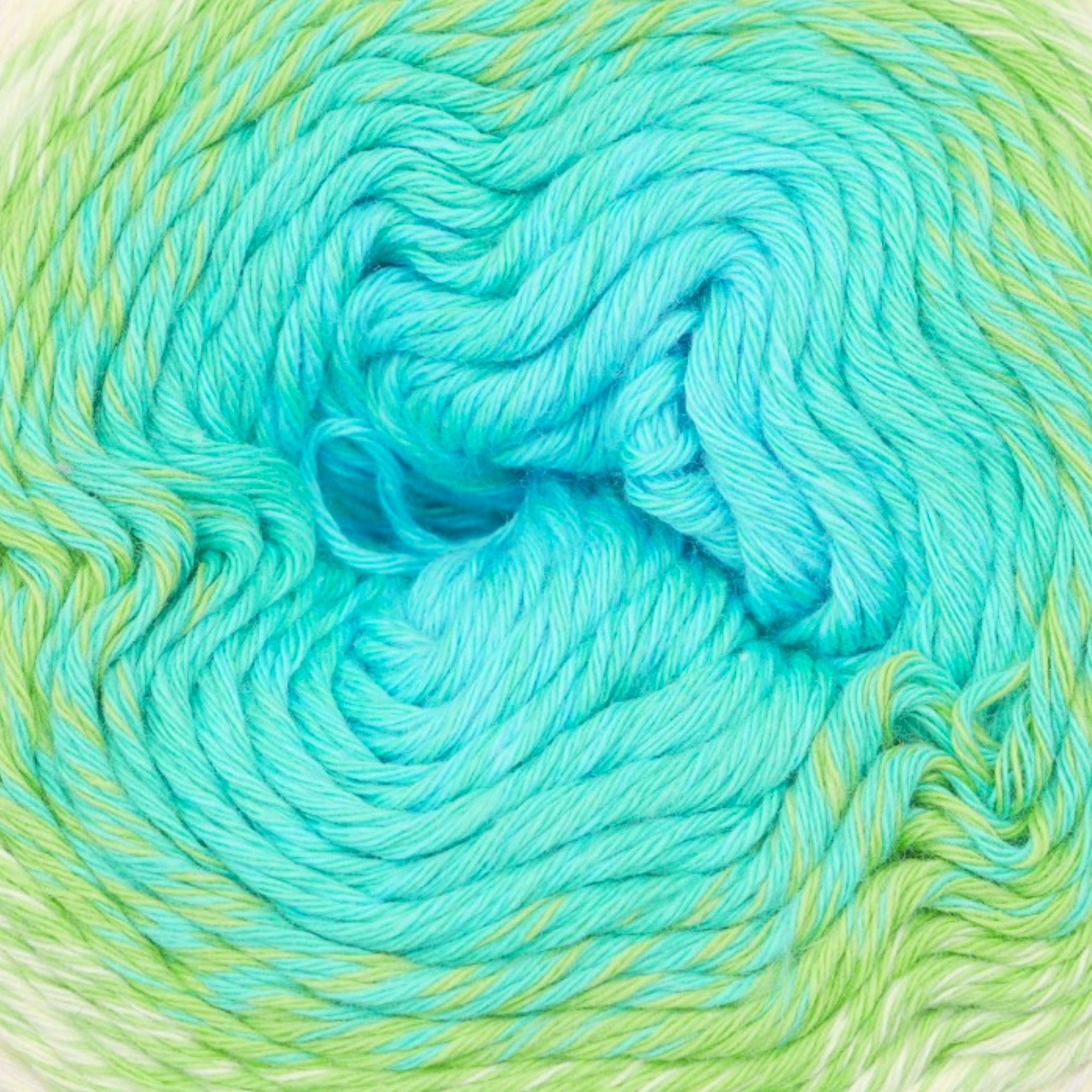1060 Yards Gradient Cake Yarn - #1 Super Fine Cotton Acrylic Yarn