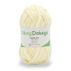 Chenille Yarn - #6 Super Bulky - 50g Skeins