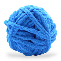 super bulky chenille yarn singing the blues blue