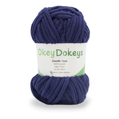 bulky chenille yarn from polyester