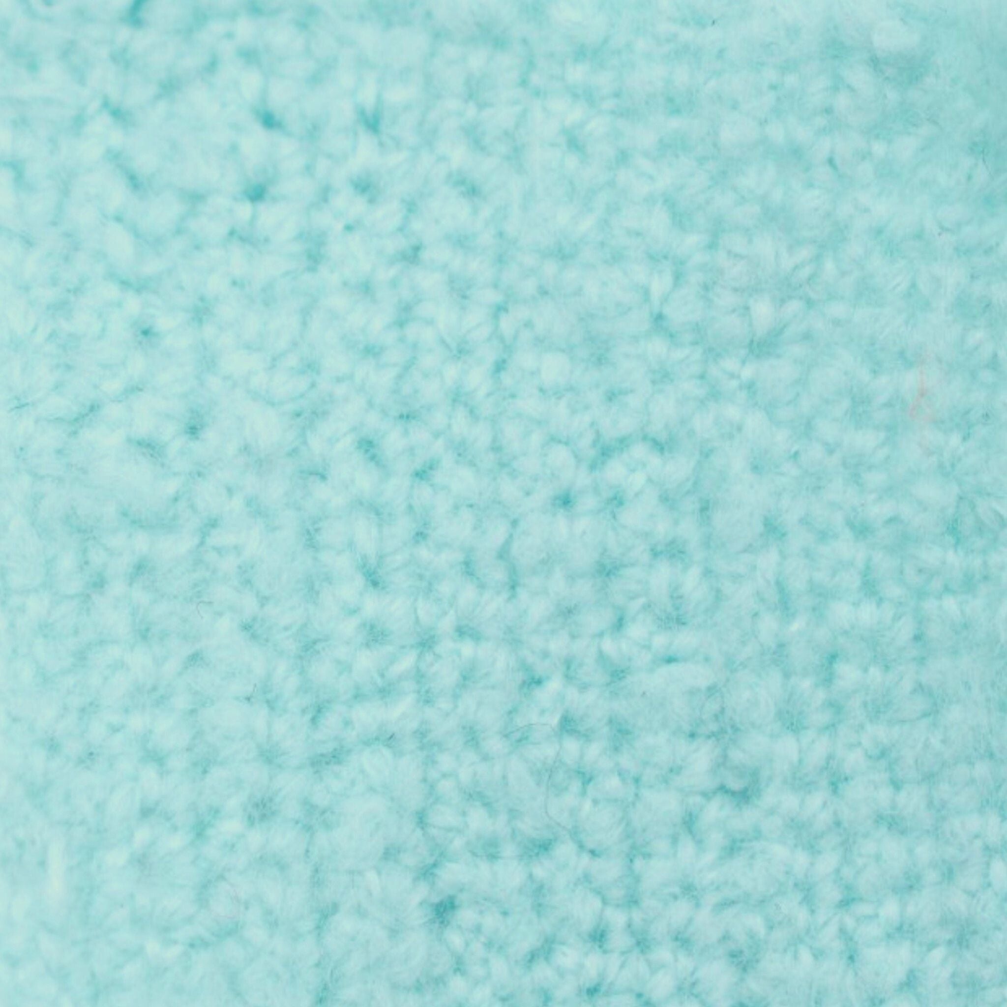 light blue fuzzy lace gage made with single crochets