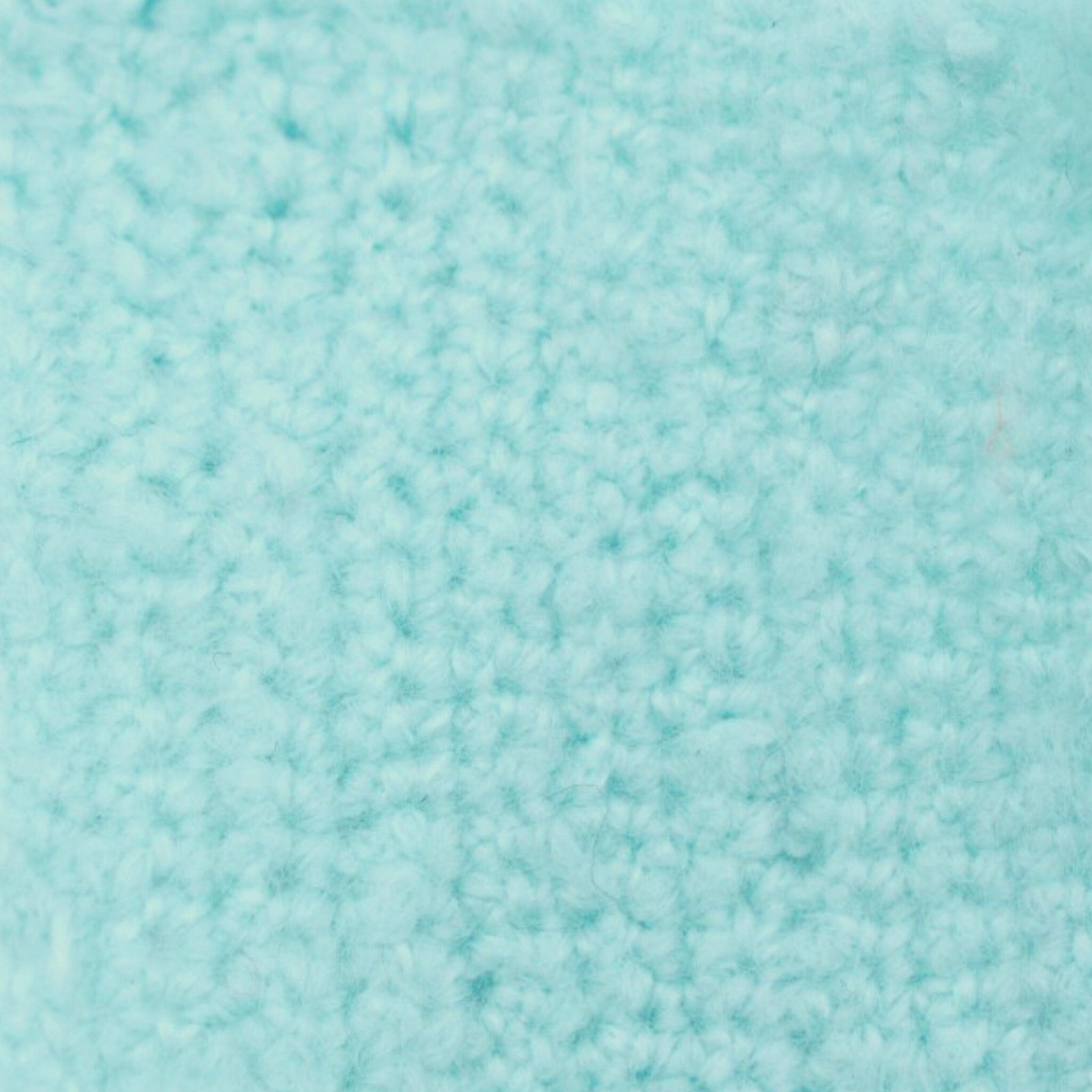 light blue fuzzy lace gage made with single crochets
