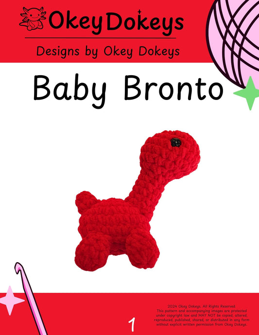 Crochet Brontosaurus Pattern Only