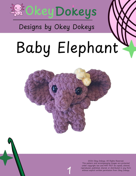 Crochet Elephant Pattern Only