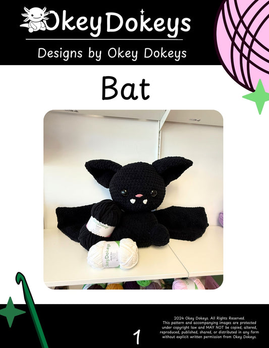 Crochet Bat Pattern Only