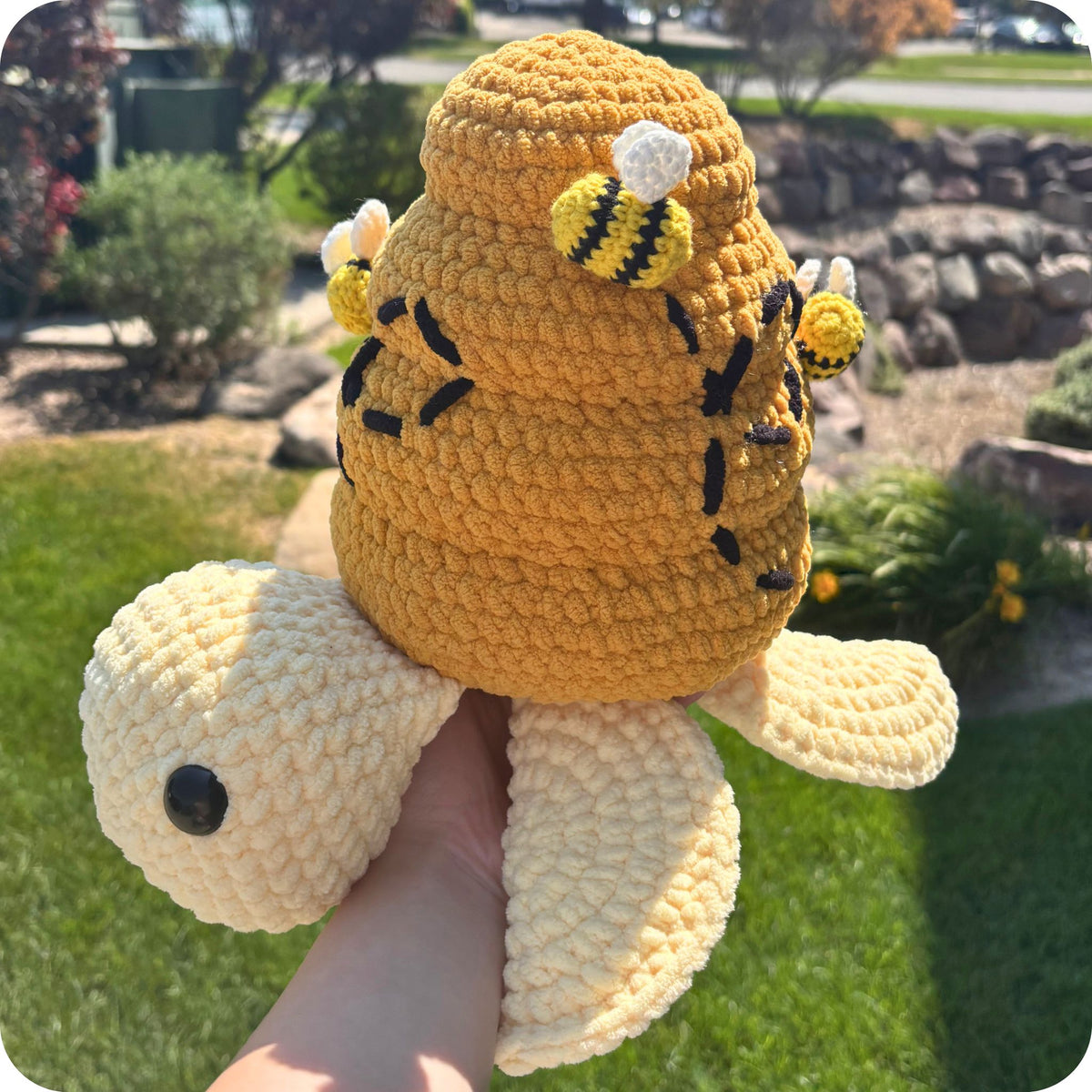 Crochet Beehive Turtle Pattern