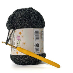 Metallic Shimmer Ribbon Yarn – Lightweight Tube Tape Yarn for Crochet Bags, Accessories & Decorative Projects (100g)