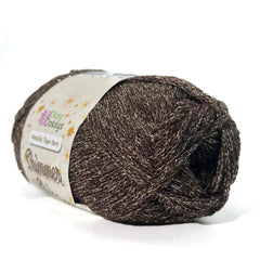 Metallic Shimmer Ribbon Yarn – Lightweight Tube Tape Yarn for Crochet Bags, Accessories & Decorative Projects (100g)