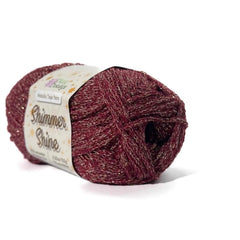 Metallic Shimmer Ribbon Yarn – Lightweight Tube Tape Yarn for Crochet Bags, Accessories & Decorative Projects (100g)