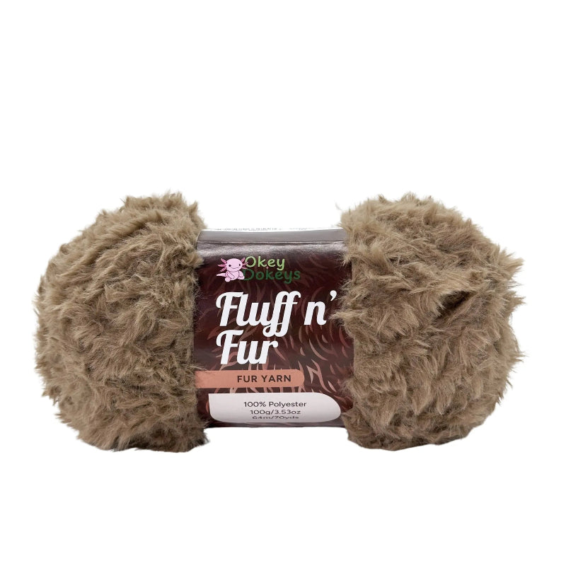 Fluff n' Fur Yarn – Super Bulky Size 6, Soft, Cozy & Perfect for