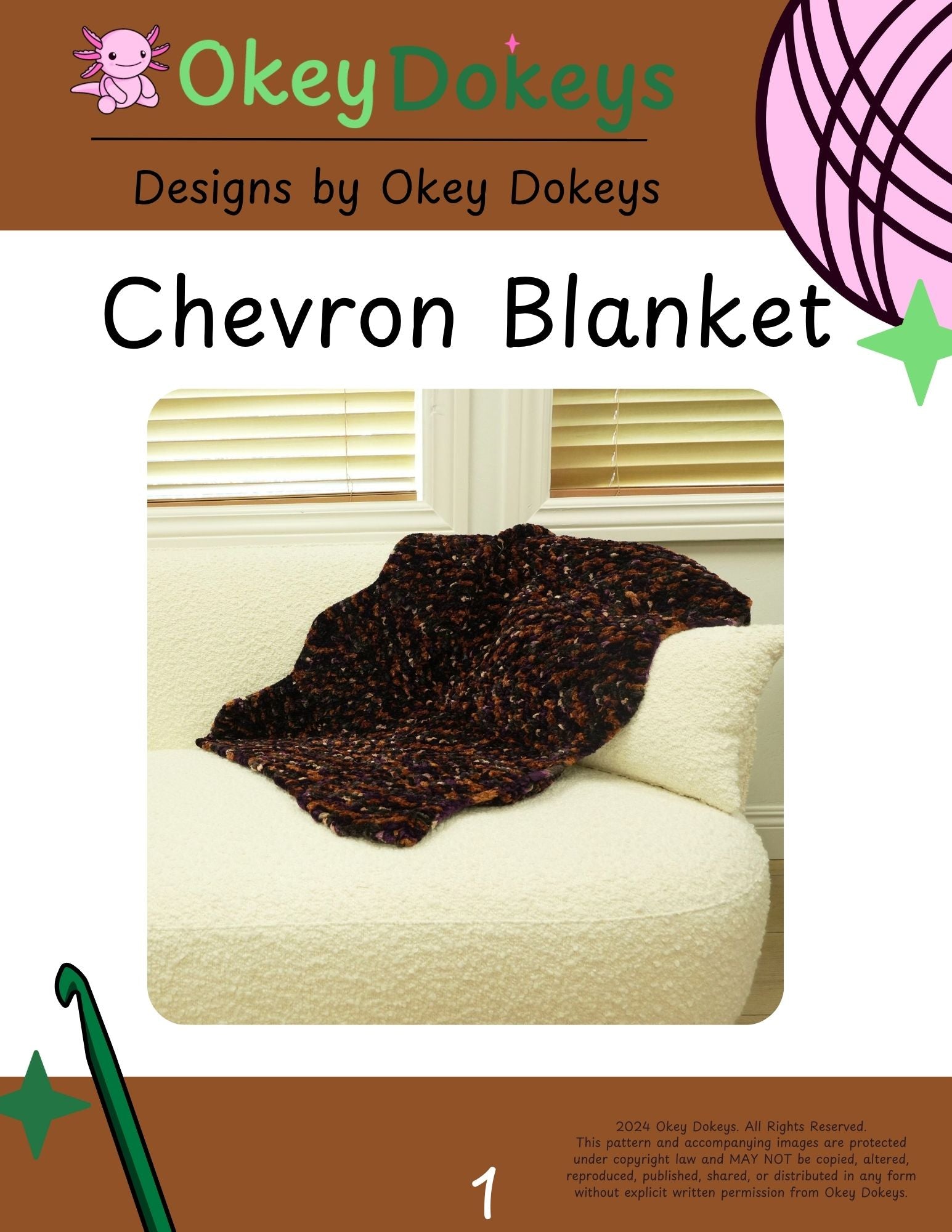 Crochet Chevron Blanket Pattern