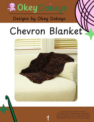 Crochet Chevron Blanket Pattern Only