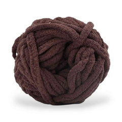 Super Bulky Chenille Yarn #6, 100g Velvet Soft No-Fray Yarn for Crocheting, 50+ Colors
