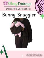 Crochet Snuggler Bunny Pattern Only