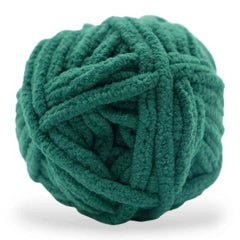 Super Bulky Chenille Yarn #6, 100g Velvet Soft No-Fray Yarn for Crocheting, 50+ Colors
