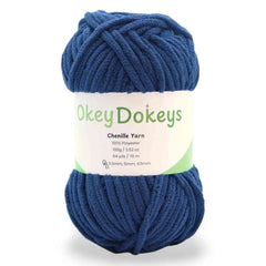 Super Bulky Chenille Yarn #6, 100g Velvet Soft No-Fray Yarn for Crocheting, 50+ Colors