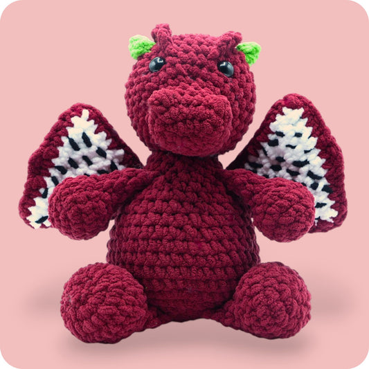 Dragon Fruit Dragon Crochet Pattern Only