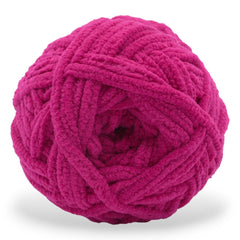 Chenille Yarn -  #6 Super Bulky - 100g Skeins