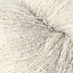 Close-up of beige yarn ball