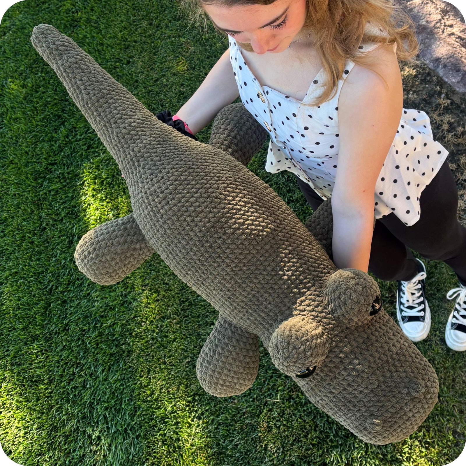 Crochet Floppy Crocodile Pattern