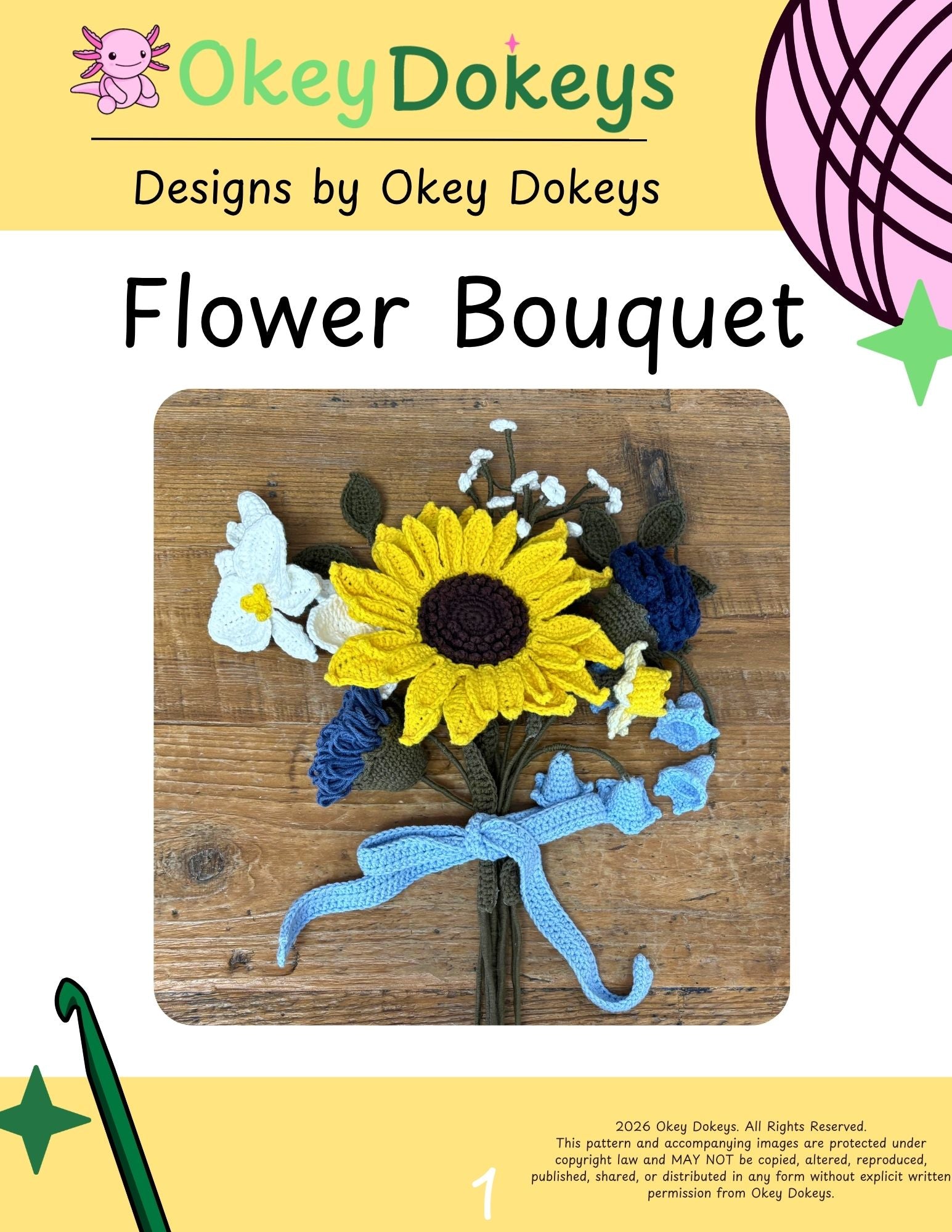 Crochet Flower Bouquet Pattern