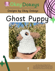 Crochet Ghost Puppy Pattern Only