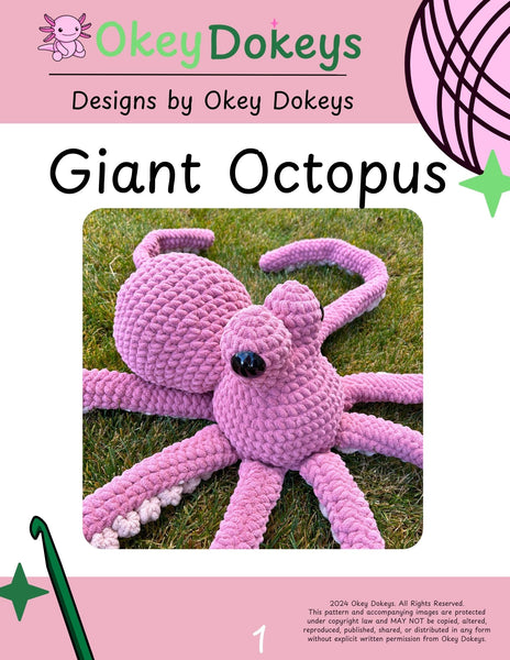 Crochet Giant Octopus Pattern – Okey Dokeys