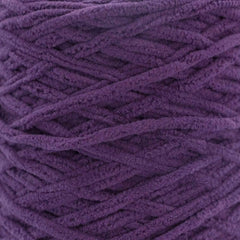 Close-up of a ball of purple yarn