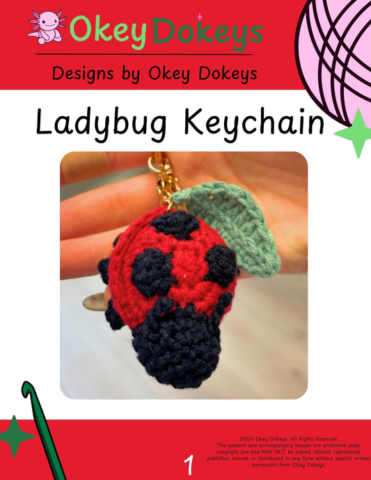 Crochet Ladybug Keychain Pattern