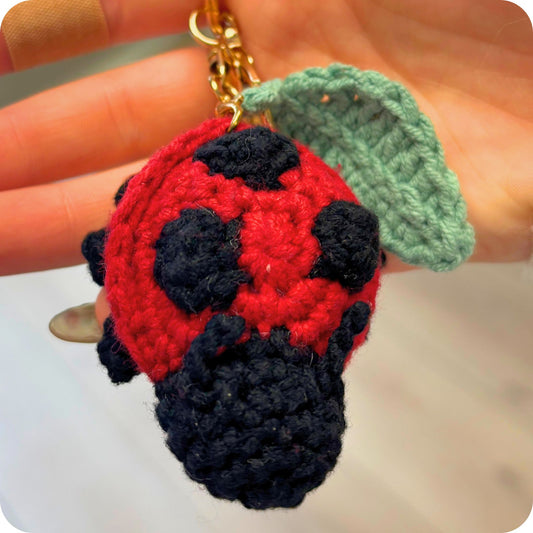 Crochet Ladybug Keychain Pattern