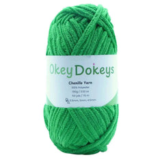 Super Bulky Chenille Yarn #6, 100g Velvet Soft No-Fray Yarn for Crocheting, 50+ Colors