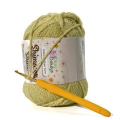 Metallic Shimmer Ribbon Yarn – Lightweight Tube Tape Yarn for Crochet Bags, Accessories & Decorative Projects (100g)