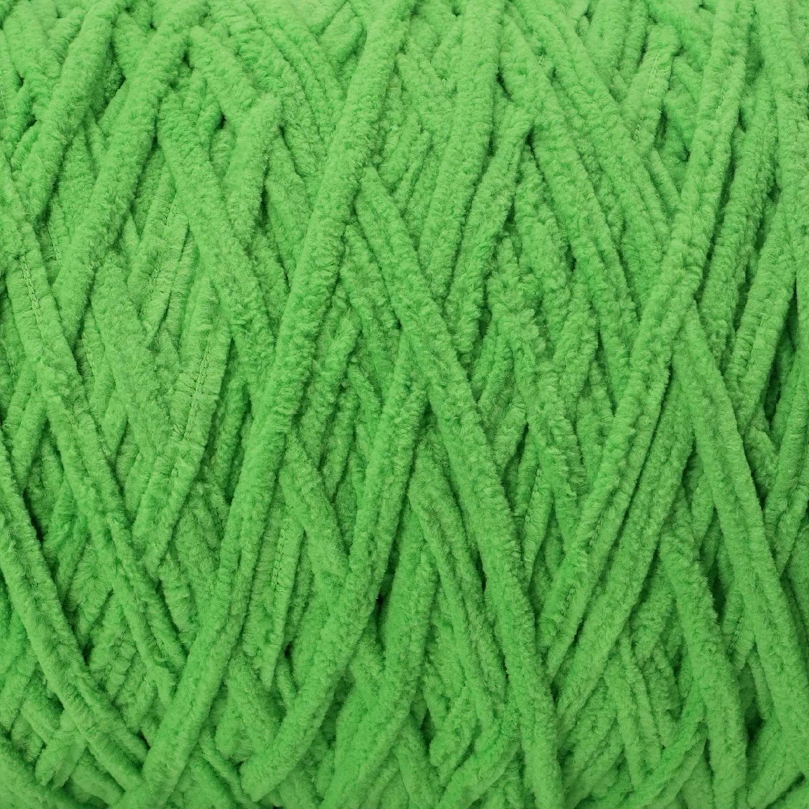 mint green chenille yarn for amigurumi projects