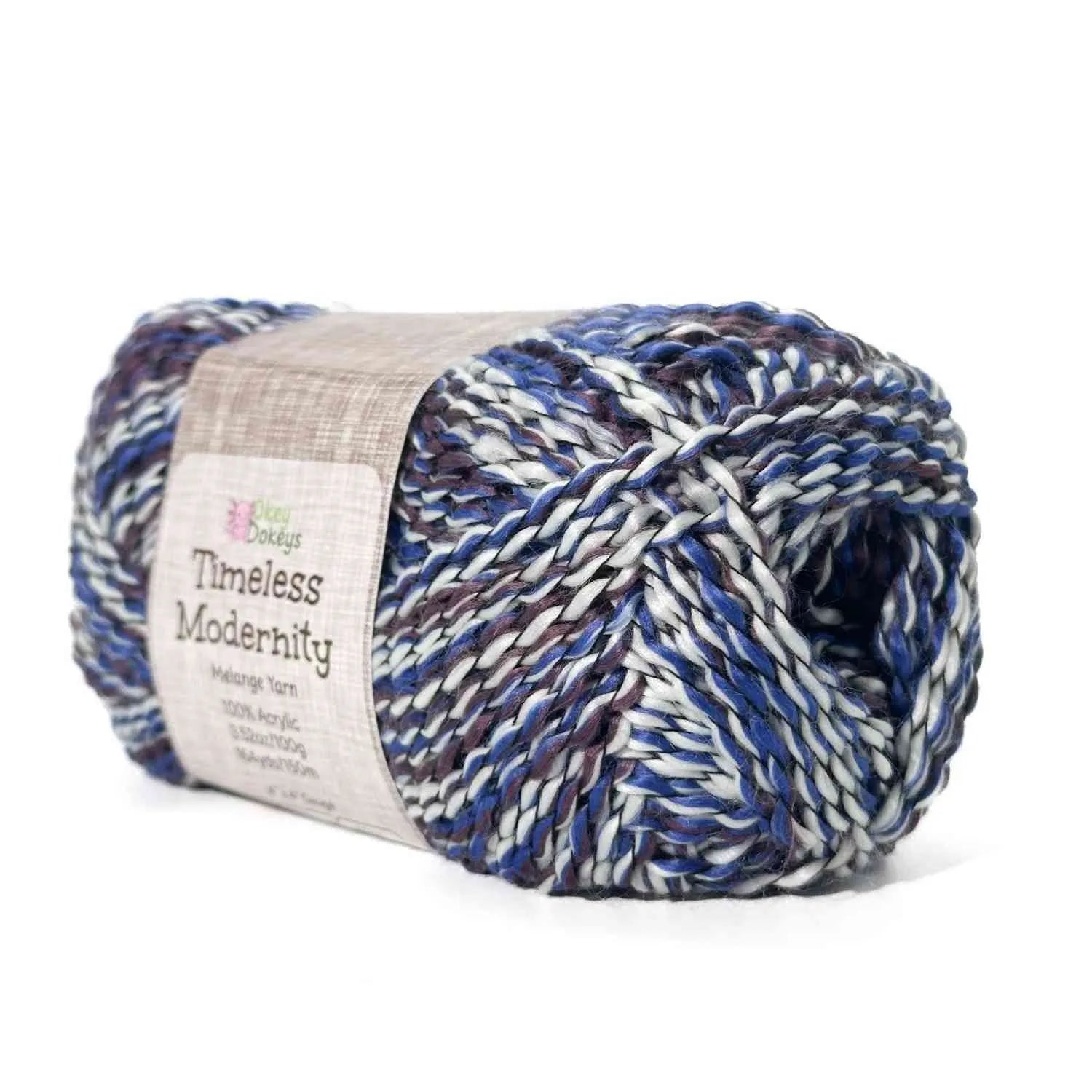 Timeless Modernity Sweater Like Acrylic Melange Yarn, 100g Light Weight
