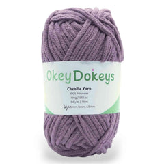 Super Bulky Chenille Yarn #6, 100g Velvet Soft No-Fray Yarn for Crocheting, 50+ Colors