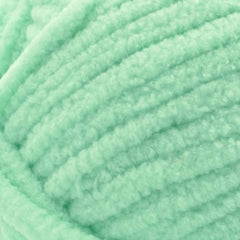 Close-up of light green yarn ball