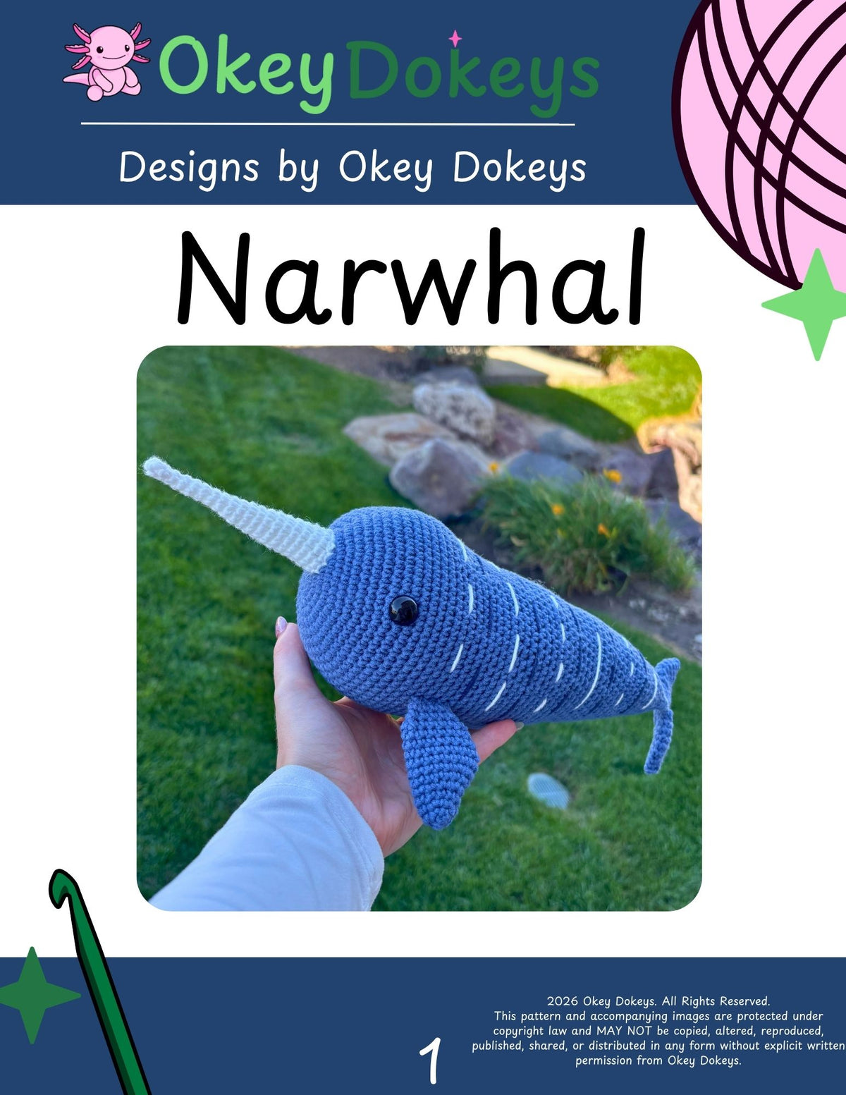 Crochet Narwhal Pattern