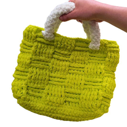 Basket Weave Crochet Handbag Pattern Only