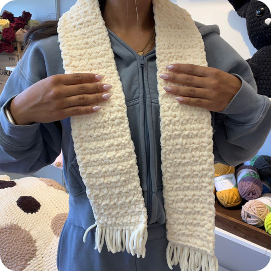 Crochet Beginner Scarf Pattern Only