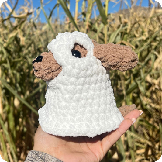 Crochet Ghost Puppy Pattern Only