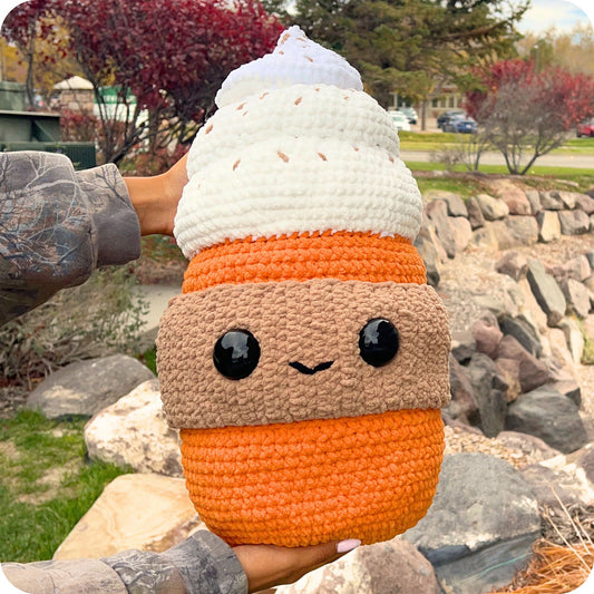 Crochet Pumpkin Spice Latte Pattern Only