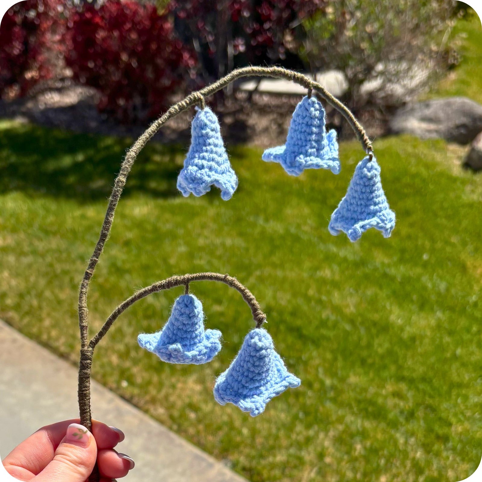 Crochet Bluebells Flower Pattern